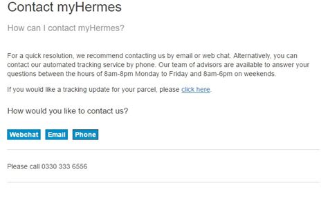 hermes parcel service telephone number|my Hermes parcels.